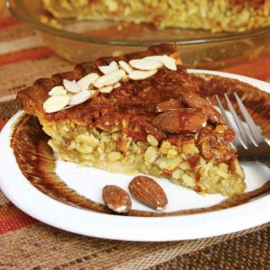Oatmeal Almond Pie Recipe Image